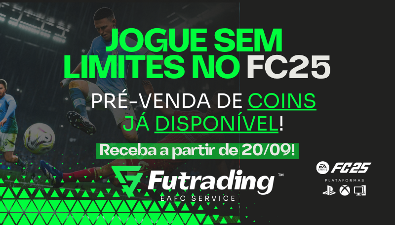 PRÉ-VENDA DE COINS JÁ DISPONÍVEL!