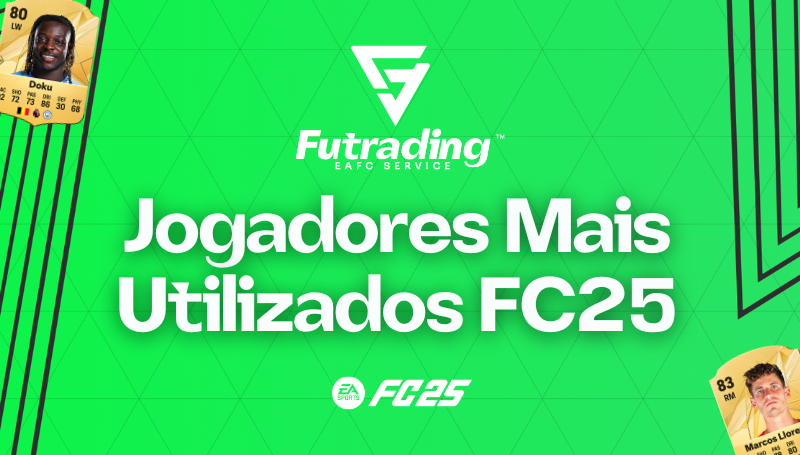 Jogadores Mais Utilizados FC25